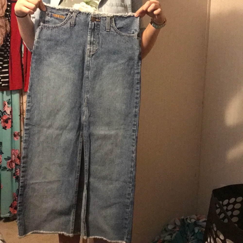 Lei jean skirt